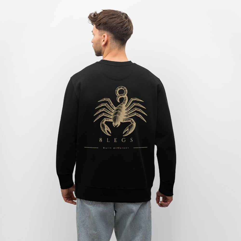 8 LEGS - Signature-Design Organic Oversize Sweatshirt - black