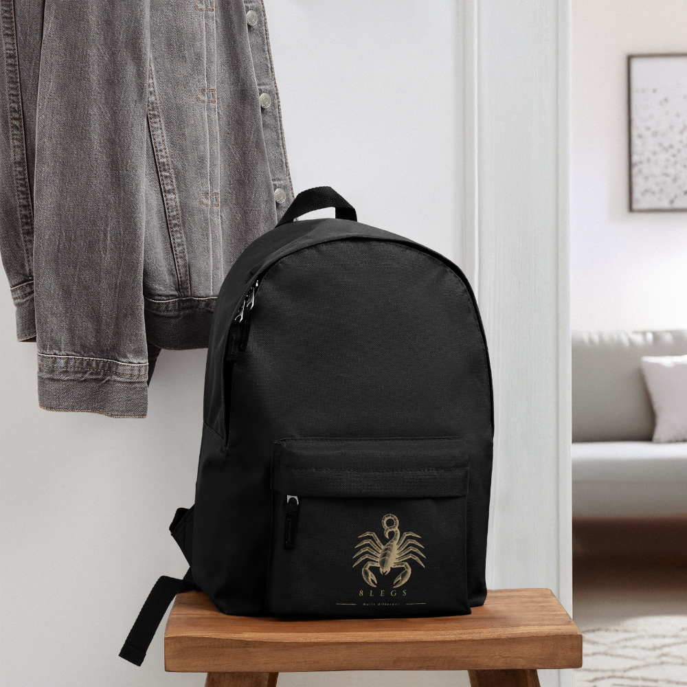 8 LEGS CLASSIC BACKPACK - black