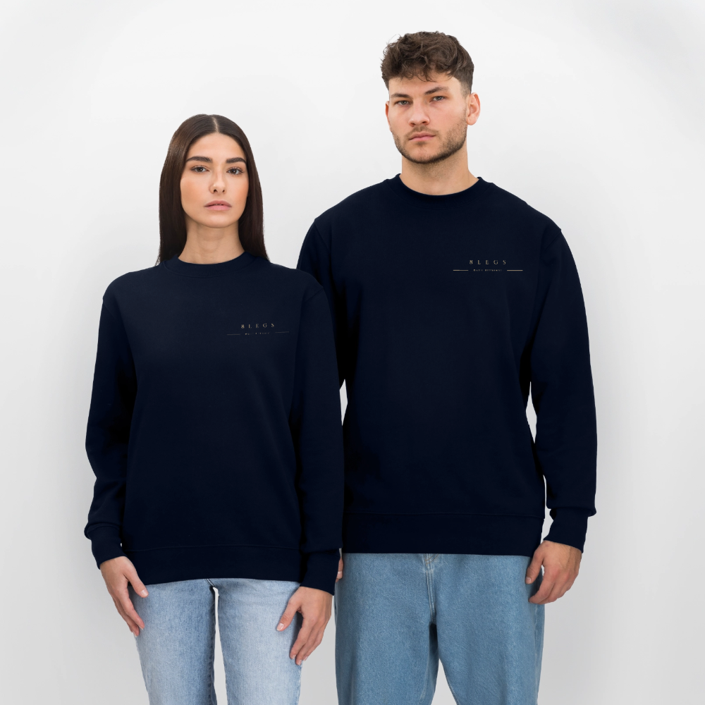 8 LEGS - Signature-Design Organic Oversize Sweatshirt - navy