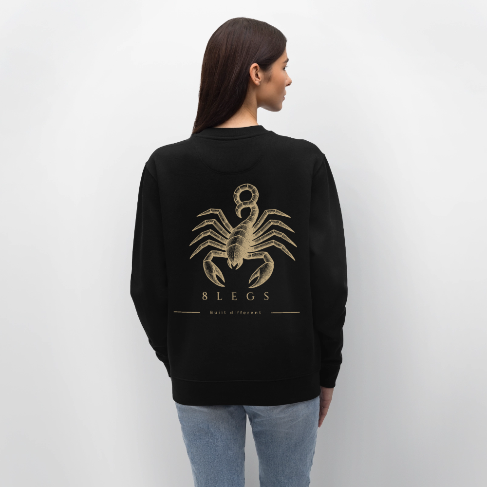 8 LEGS - Signature-Design Organic Oversize Sweatshirt - black