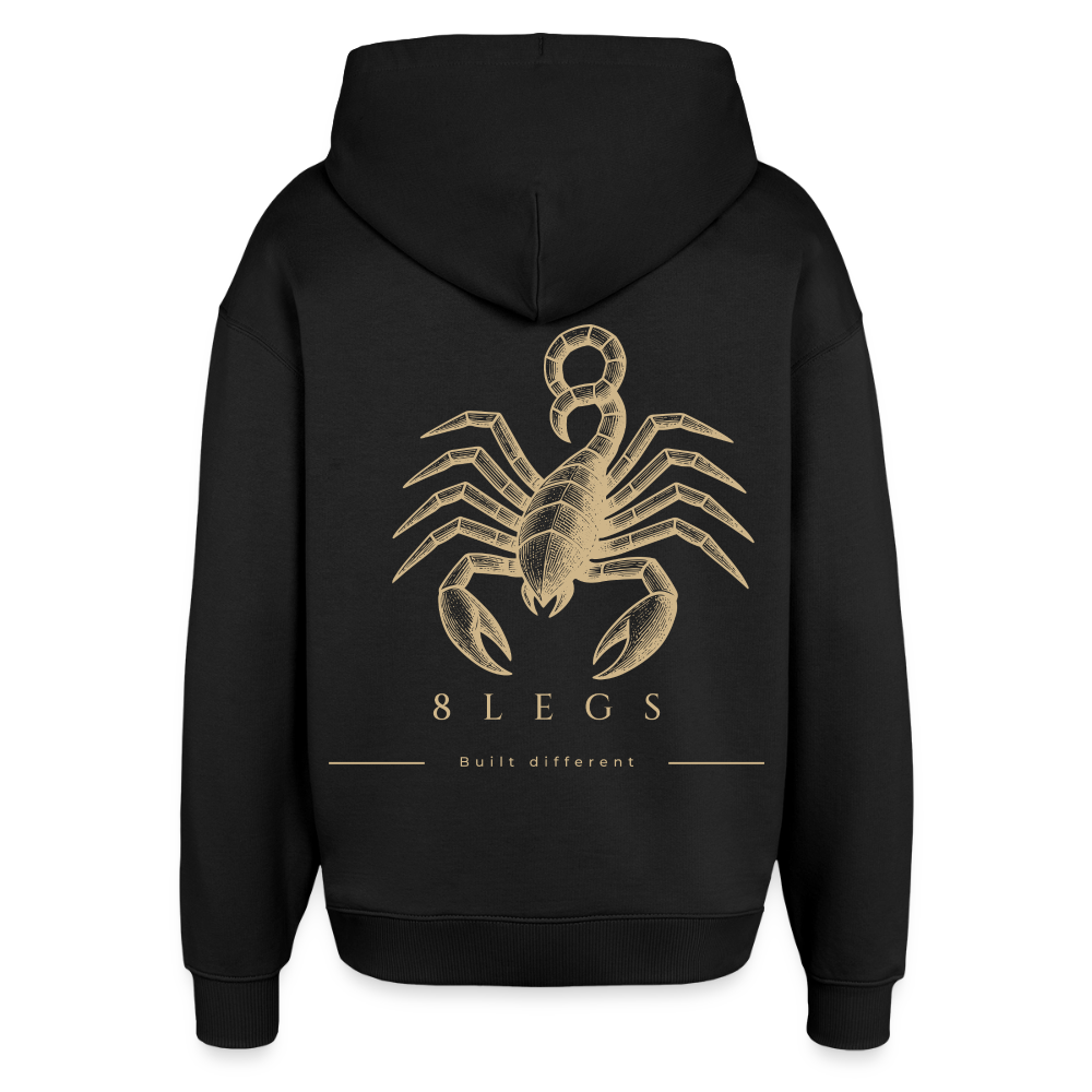 8 LEGS – Scorpion Signature - Organic Hoodie - black