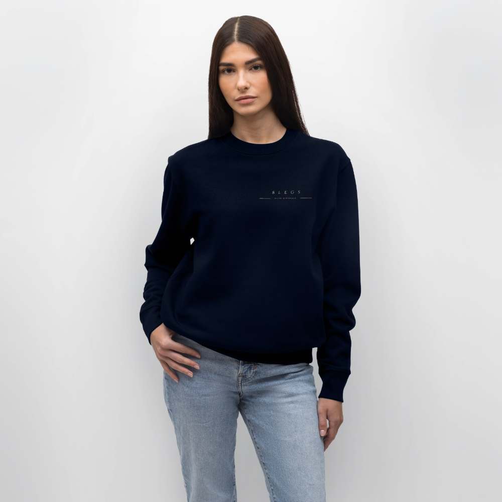 8 LEGS - Signature-Design Organic Oversize Sweatshirt - navy