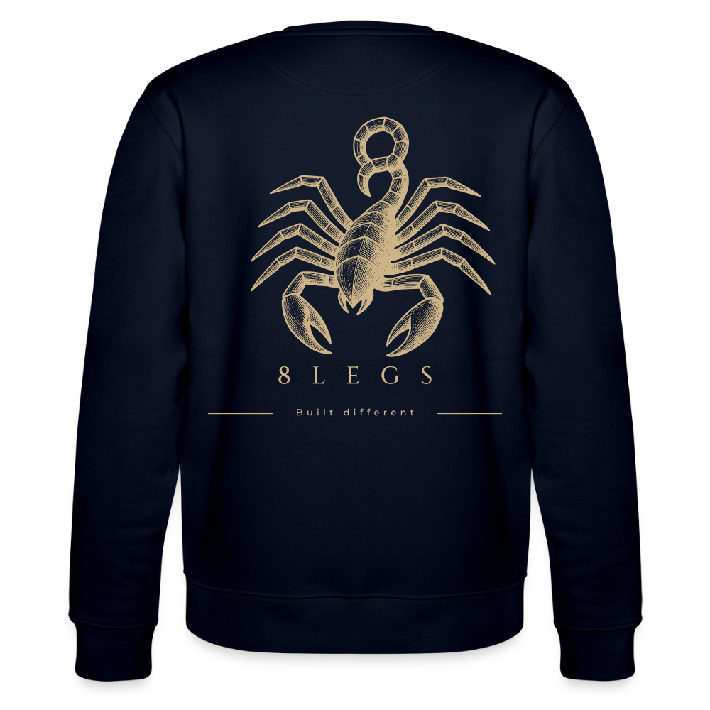 8 LEGS - Signature-Design Organic Oversize Sweatshirt - navy