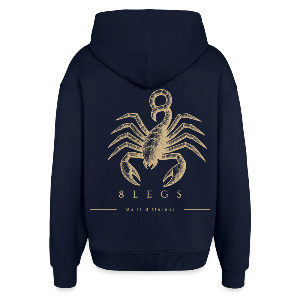 8 LEGS – Scorpion Signature - Organic Hoodie - navy