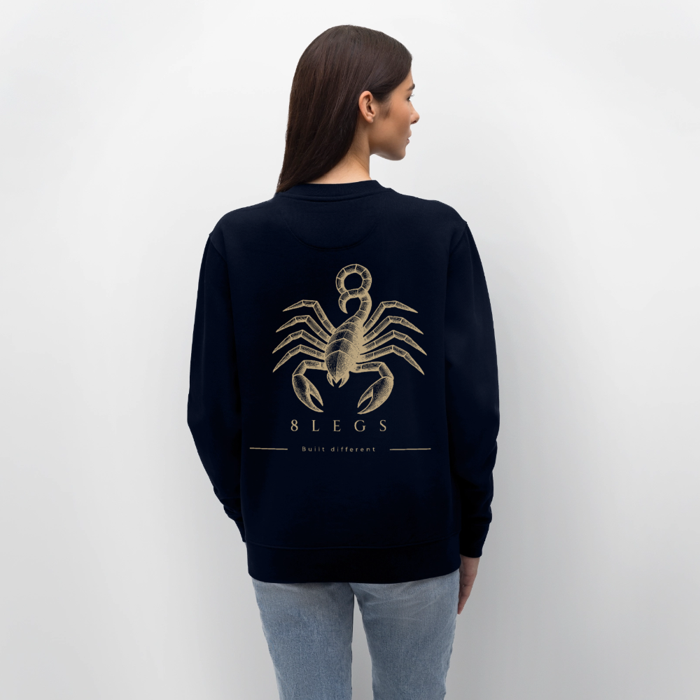 8 LEGS - Signature-Design Organic Oversize Sweatshirt - navy