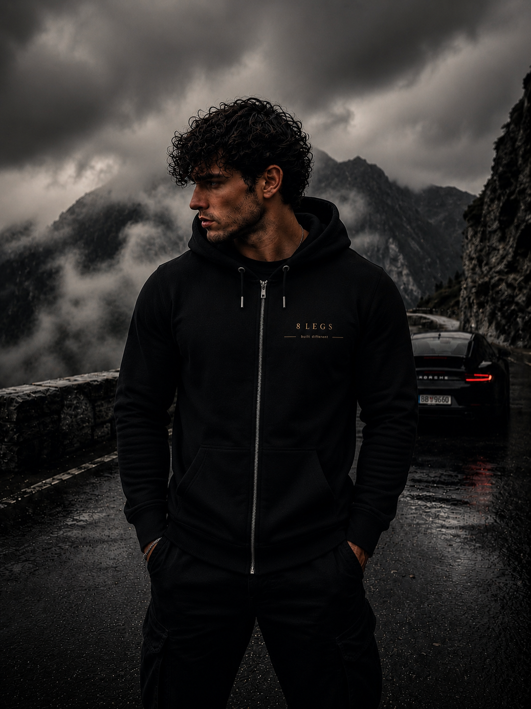 8 LEGS – Scorpion Signature Jacke / Zipper  - Organic Relaxed Zipper