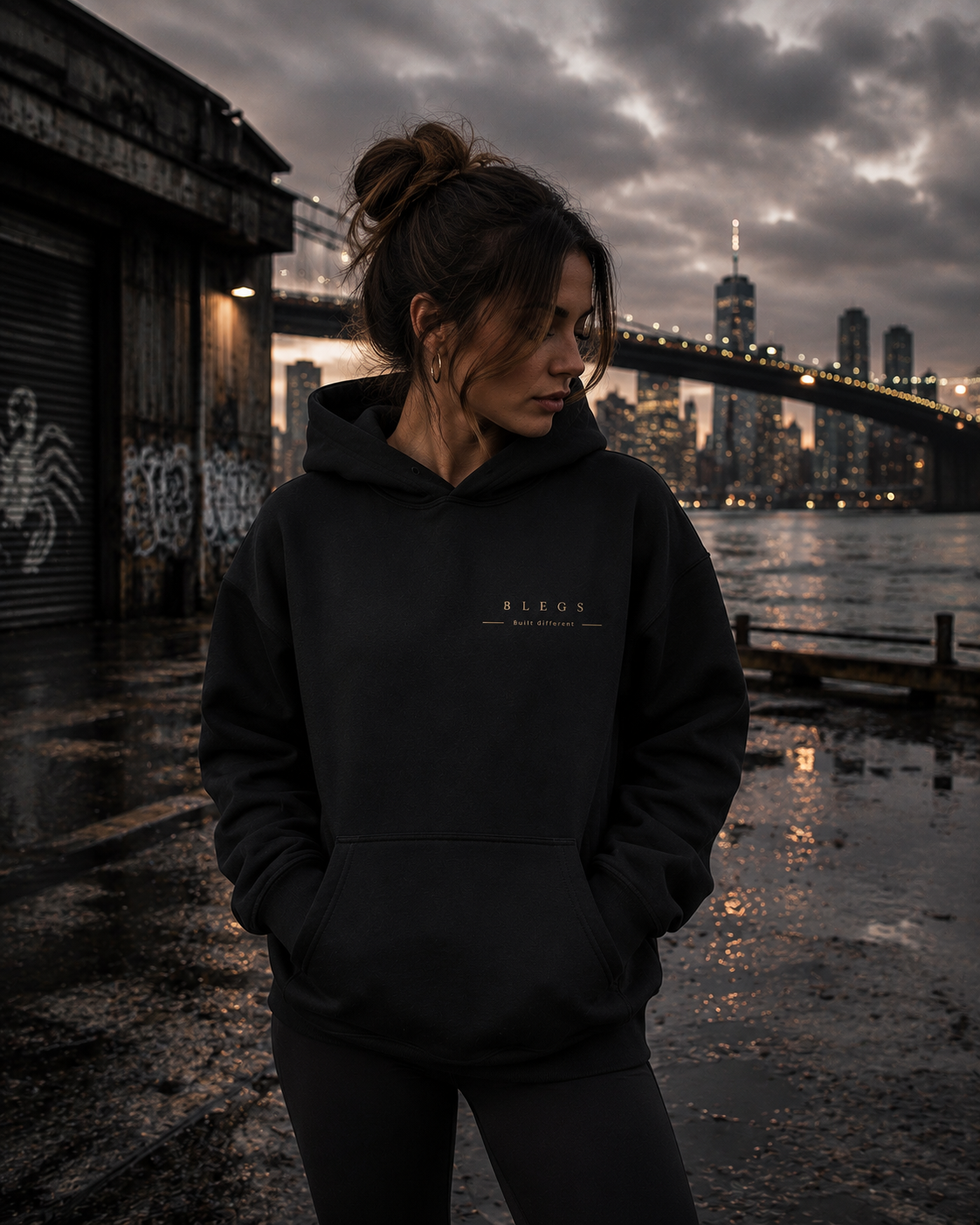 8 LEGS – Scorpion Signature - Organic Basic Hoodie