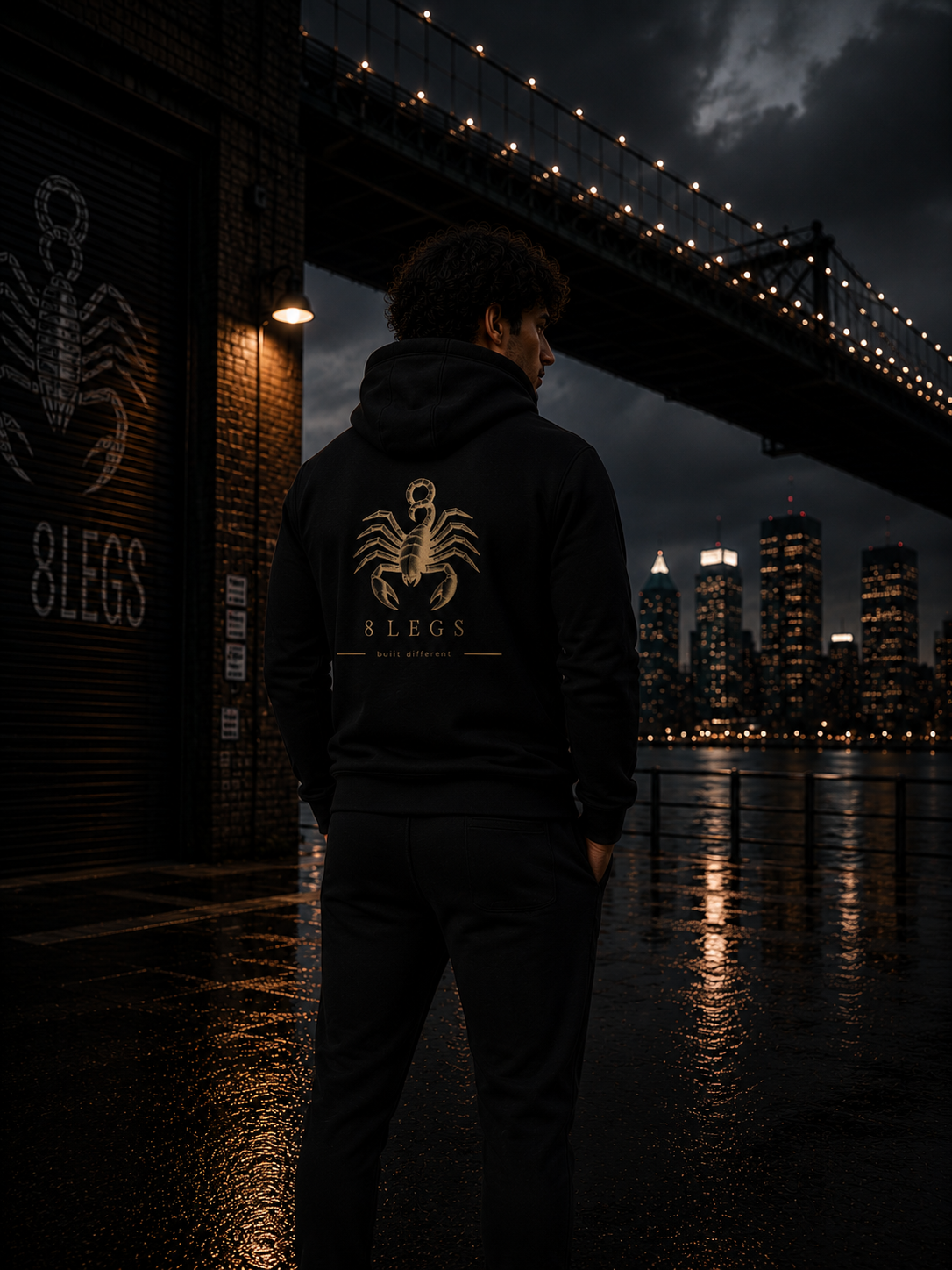 8 LEGS – Scorpion Signature - Organic Hoodie