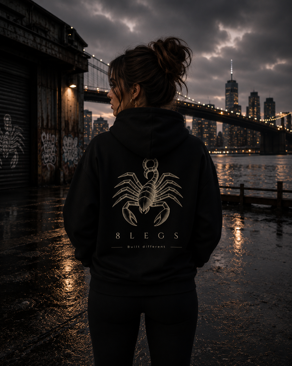 8 LEGS – Scorpion Signature - Organic Basic Hoodie