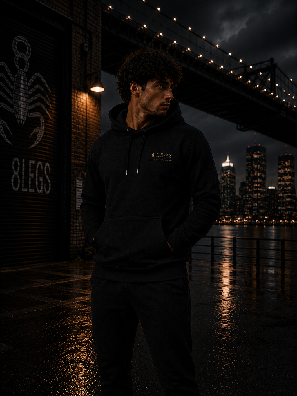 8 LEGS – Scorpion Signature - Organic Hoodie