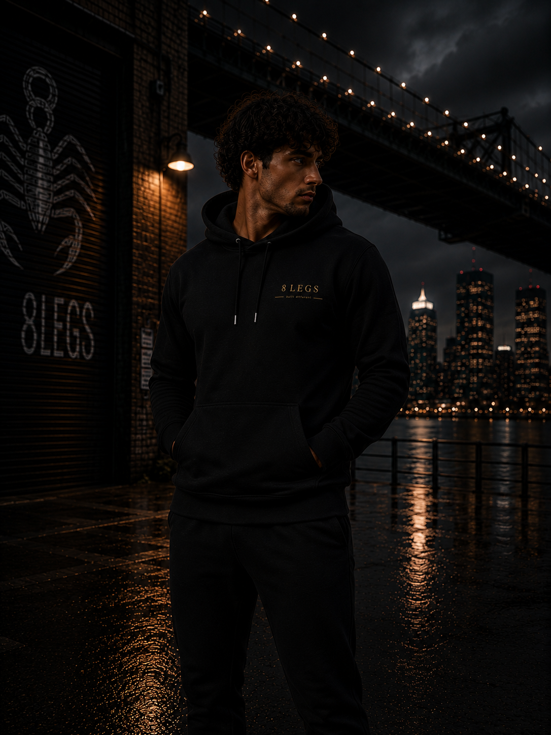 8 LEGS – Scorpion Signature - Organic Hoodie