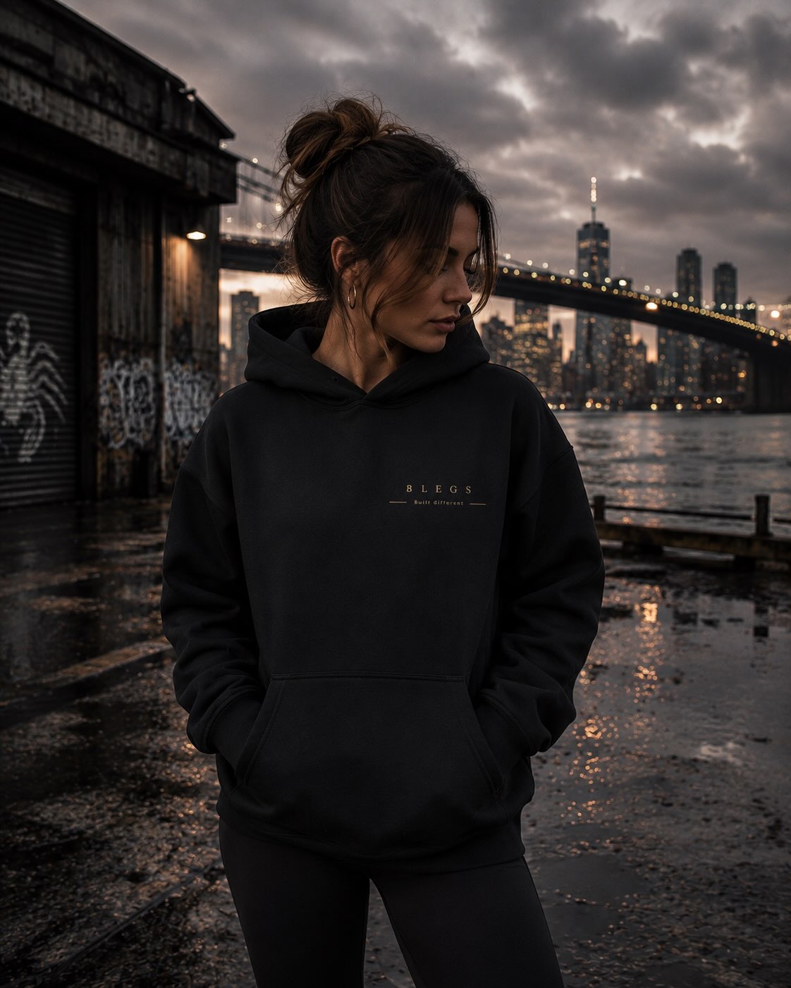 8 LEGS – Scorpion Signature - Organic Basic Hoodie